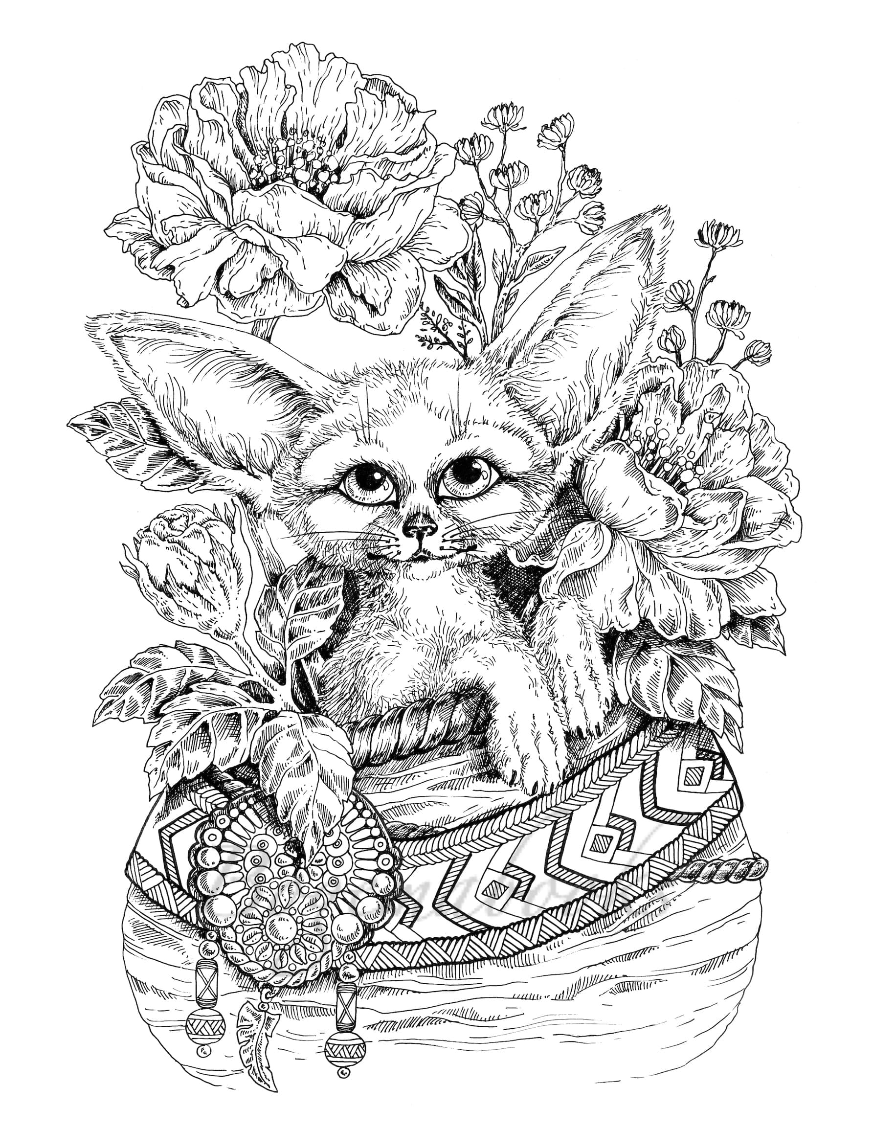 Vintage Classic Coloring Pages