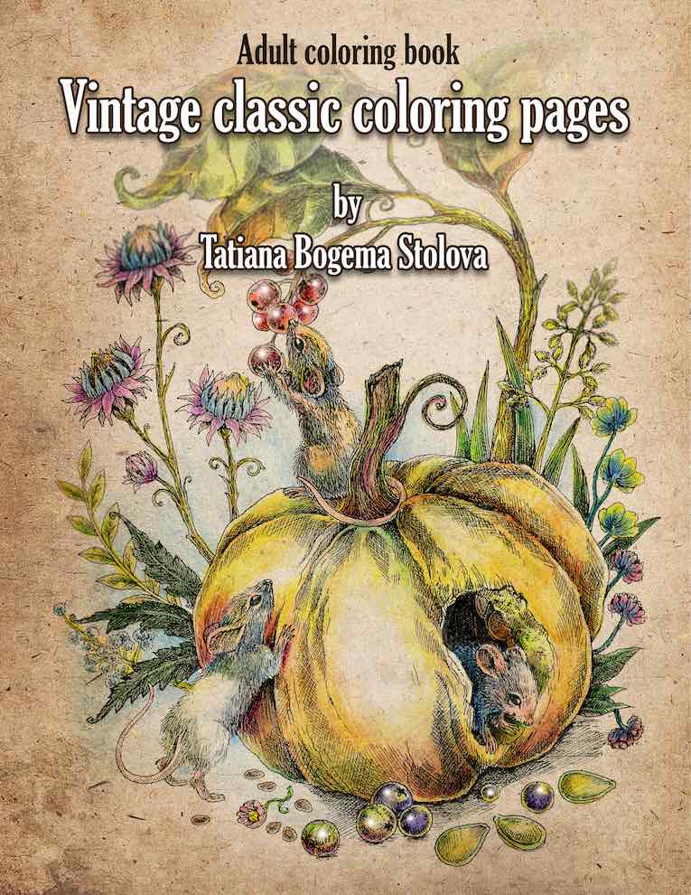 Vintage Classic Coloring Pages
